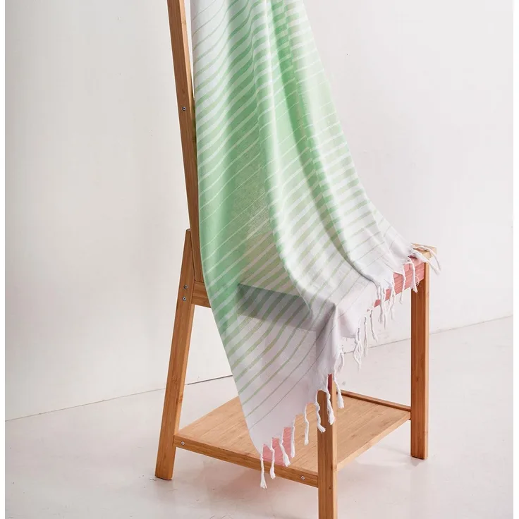 Mijolnir 'Golge - Green' Fouta (Strandtuch), Grün, 90x180 cm