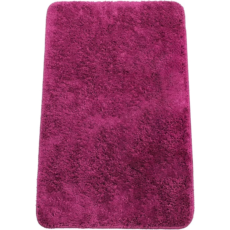 Brandsseller Badematte 60x90 cm Badteppich Badvorleger Badezimmerteppich Duschvorleger Beere – Bild 1