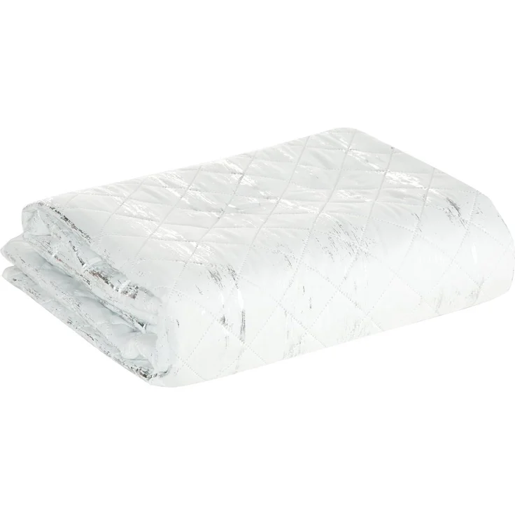Tagesdecke Bettüberwurf BLINK 1 170X210 cm weiß silber – Bild 5