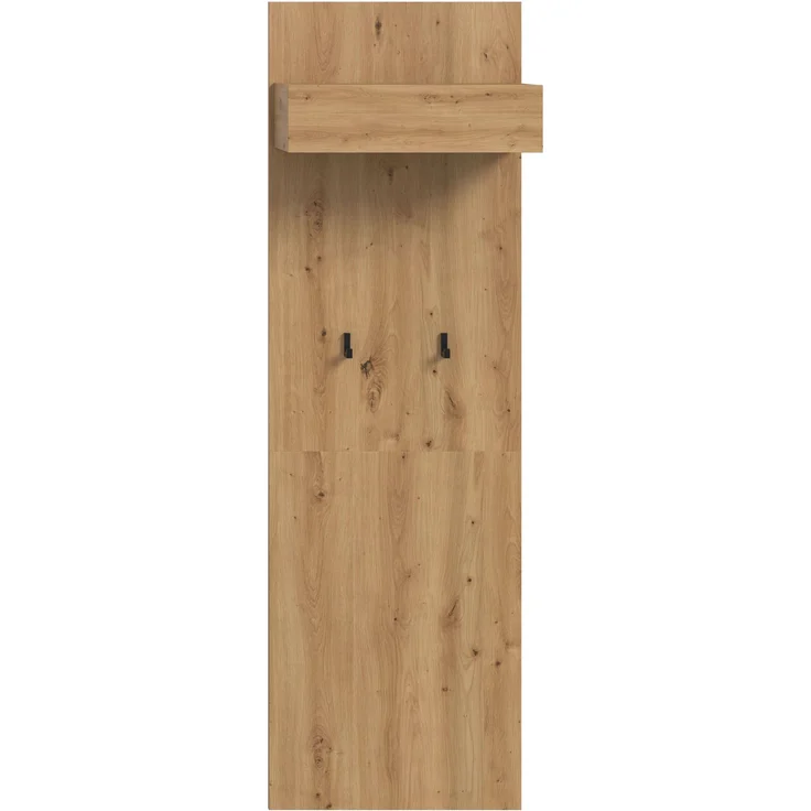 Garderobenpaneel B/H/T: 160x50x6 cm in Artisan Oak Nachbildung – Bild 2