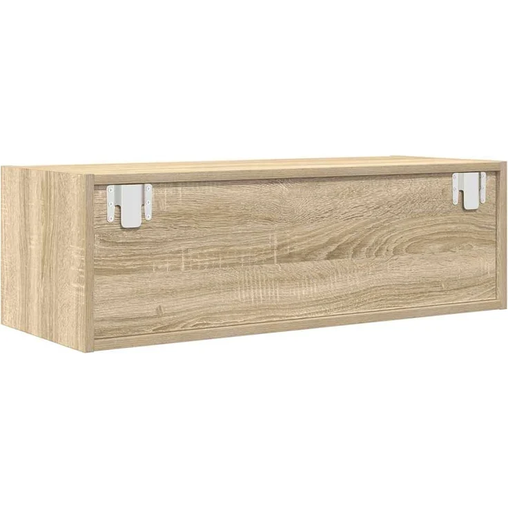2 pcs TV-Schrank, Lowboard TV Sonoma-Eiche 80x31x25,5 cm Holzwerkstoff – Bild 7