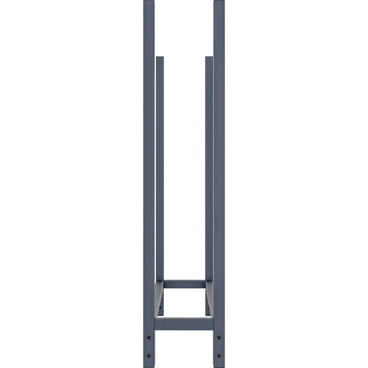 DELUKE® Kaminholzregal aussen mit Abdeckung REOB - für Feuerholz Brennholzregal aussen mit Plane Kaminholzständer draussen Kaminholzhalter outdoor Feuerholzregal aussen, 25x110x115cm – Bild 7
