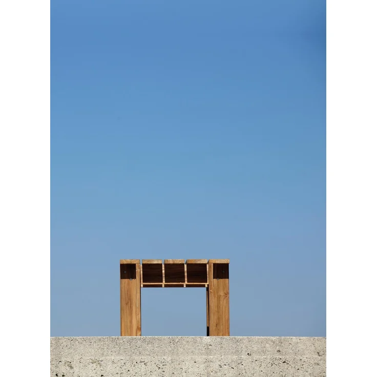 Gartentisch Teak Tisch BATTEN Jan Kurtz Beistelltisch zu Loungegruppe – Bild 2