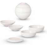 Villeroy & Boch 'La petite Boule' Signature Iconic Bowl-Set, Snacking-Set 5-tlg., Porzellan White