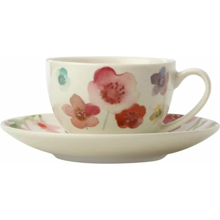 Maxwell & Williams II0069 Espressotasse mit Untertasse WILDWOOD Porzellan