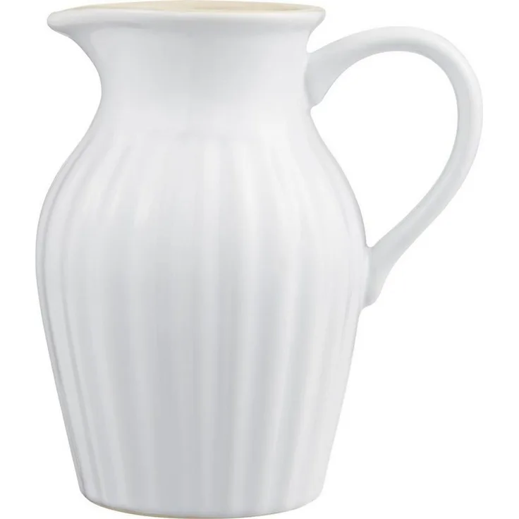 Ib Laursen Krug Mynte 1,7l Keramik Kanne Vase 2077- 11 - weiß