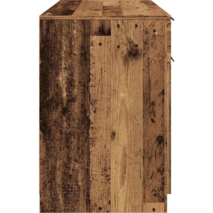 vidaXL Schreibtisch Altholz-Optik 100x50x75 cm Holzwerkstoff 856995 – Bild 5