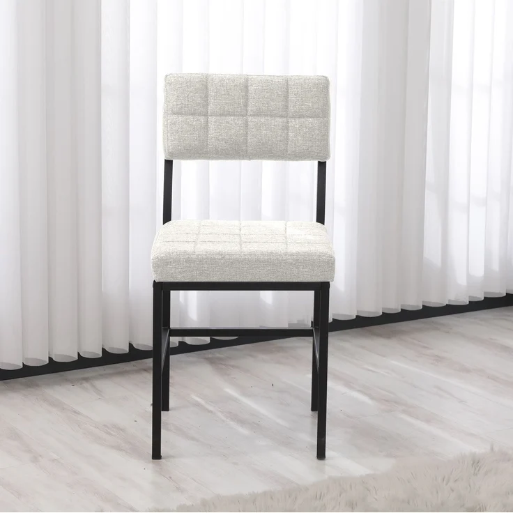 Skye Decor 'Dubai - Cream' Stuhl, Creme, 40 x 82 x 40 cm – Bild 2
