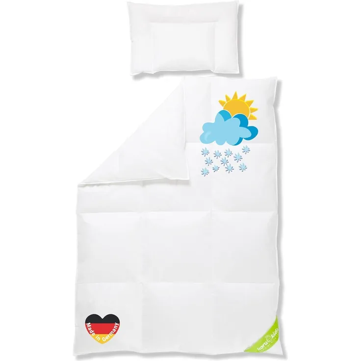 Koru Kids 'Premium' Daunendecke und Kissen 40x60/100x130 cm