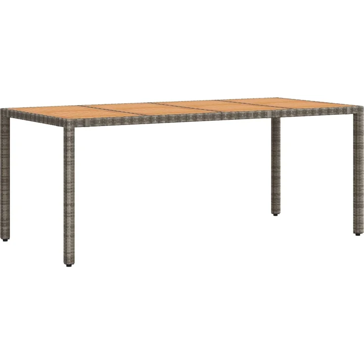 vidaXL Outdoortisch-Set 7 stk. Hellgrau und Dunkelgrau 3422288 – Bild 5