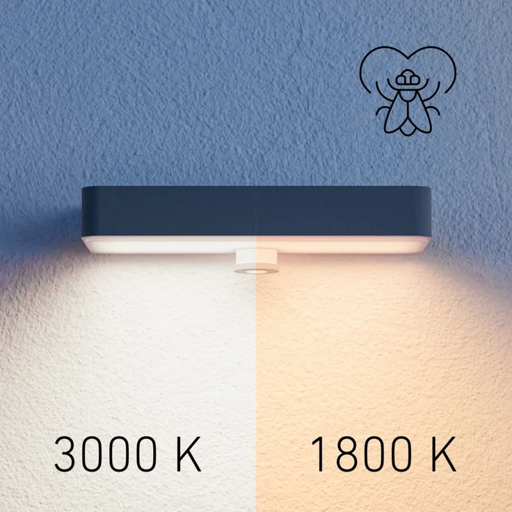 Steinel LED-Solarleuchte XSolar SOL-O S bugfriendly anthrazit, insektenfreundliches 1800 K Amberlicht, 360° Sensor, 20 Tage Leuchtreserve – Bild 3