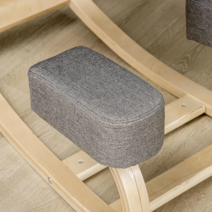 Vinsetto Stuhl Ergonomischer Kniestuhl zur Verbesserung der Körperhaltung (Gesundheitsstuhl, 1 St), für Zuhause, Büro, Grau – Bild 8