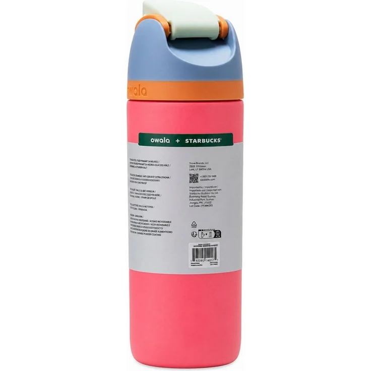 Starbucks Frühstücks-Geschirrset Limited Edition: Starbucks+Owala FreeSip Isolierflasche 710ml 05/25 – Bild 3