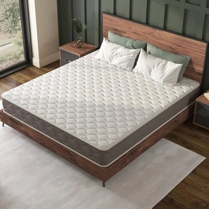 Talamo Italia - Altare-Einzelmatratze, Memory Foam-Matratze, ergonomische Matratze, milbenhemmende und hypoallergene Matratze, 100% Made in Italy, 80 x 200 x 21 cm – Bild 1