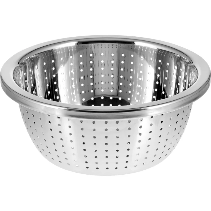 Seiher und Schüssel Set, Ø 20 cm, 2-teilig, Edelstahl – Bild 4