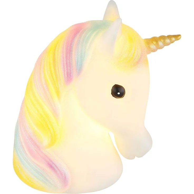 LED Dekolampe Einhorn, Tischlampe, USB oder Batterie, H 21 cm – Bild 9