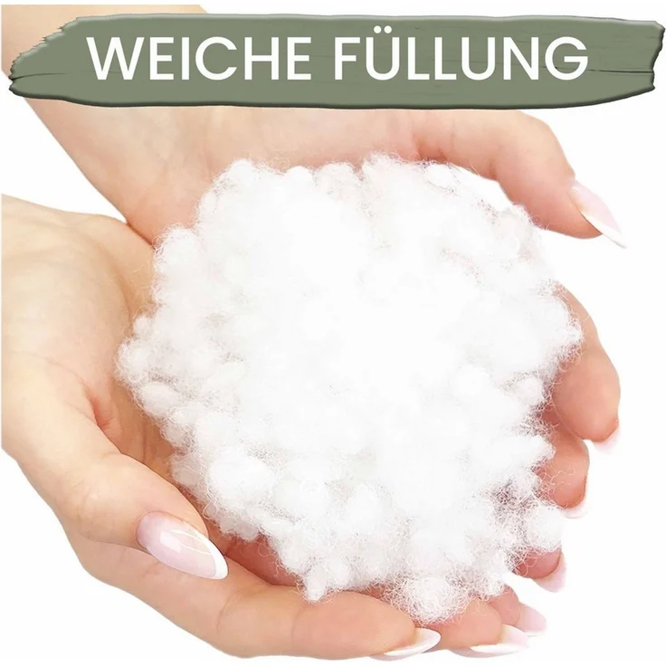 Amilian Dekokissen mit Füllung und Kissenbezug - 2er Set - Zierkissen, Sofakissen, Kissen, (2 Stück), 40x40 cm, Kuschelkissen, Kopfkissen mit Kissenfüllung – Bild 3