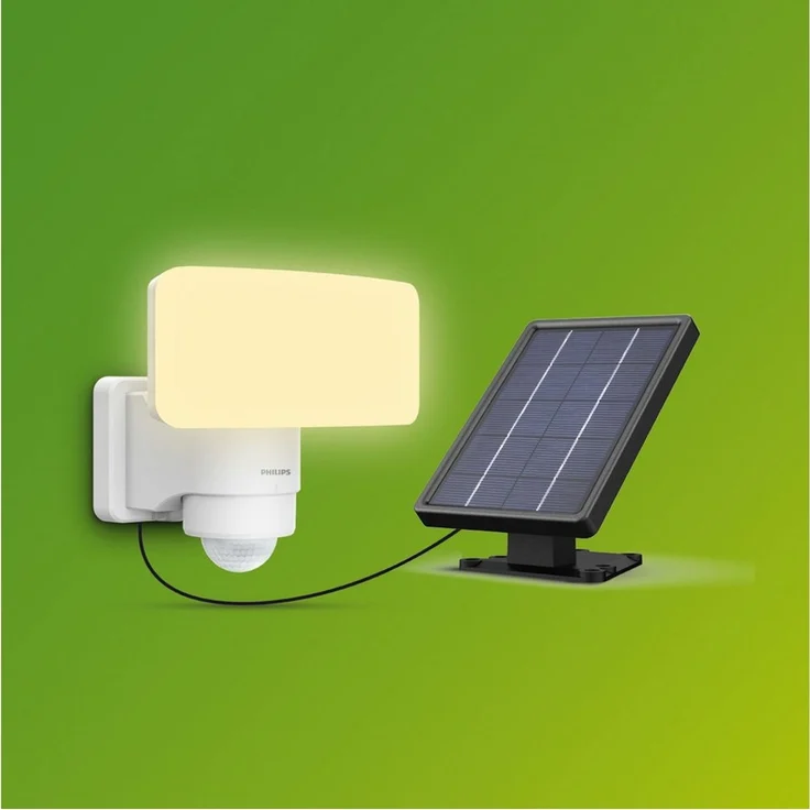 Philips Solar Wandleuchte Tylus weiß 18,5 x 21 x 17 cm warmweiß – Bild 4