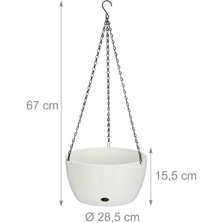 2 Blumenampeln mit Wasserspeicher - XL 10045323 – Bild 4