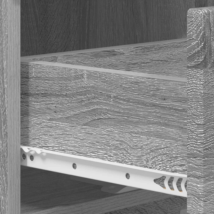 vidaXL Schuhschrank 73 x 38 x 87,5 cm Holzwerkstoff Sonoma-Grau 8011663 – Bild 7