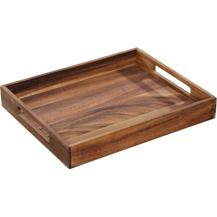 Zassenhaus Tablett eckig 44x36 cm | Akazie