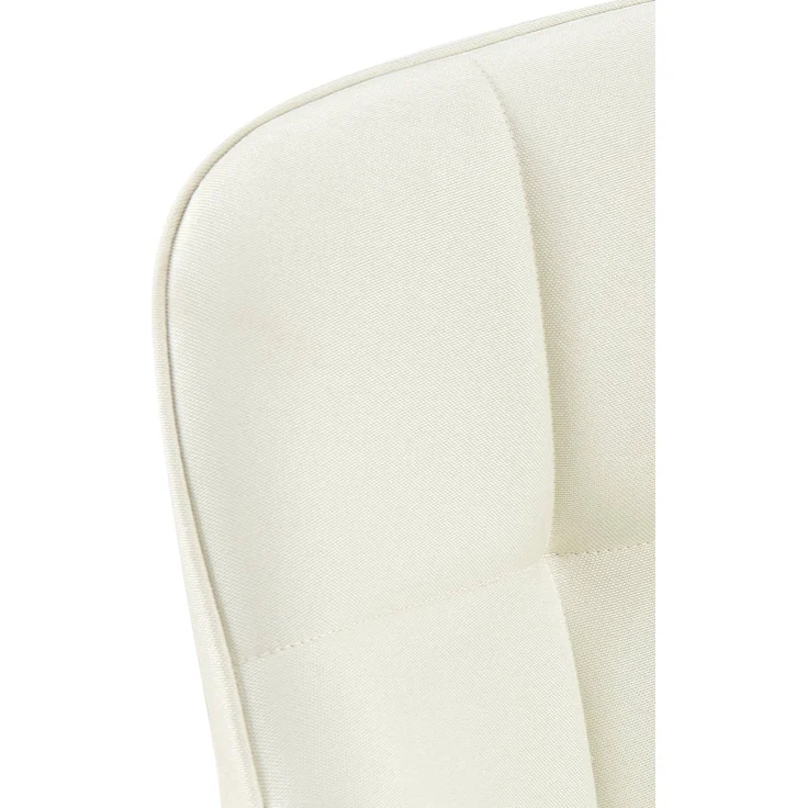 Esszimmerstuhl GUNIM - Stoff Creme 65x58x85 cm | Essstühle Esszimmerstühle Küchenstühle Wohnzimmerstühle – Bild 6