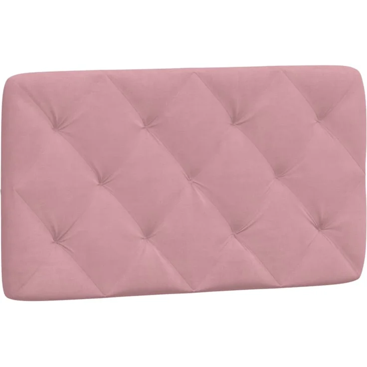 vidaXL Kopfteil-Kissen Rosa 90 cm Samt 374713 – Bild 2