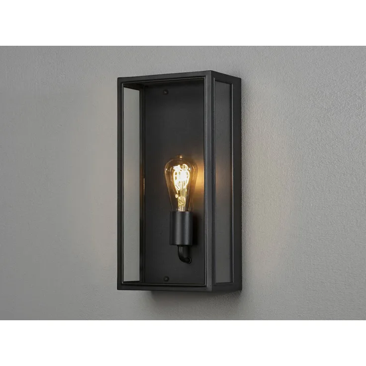 KONSTSMIDE Carpi Wandleuchte außen schwarz E27 IP44 205x400x125mm