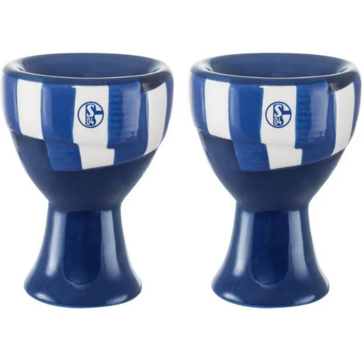 FC Schalke 04 Eierbecher FC Schalke 04 Eierbecher-Set Schal