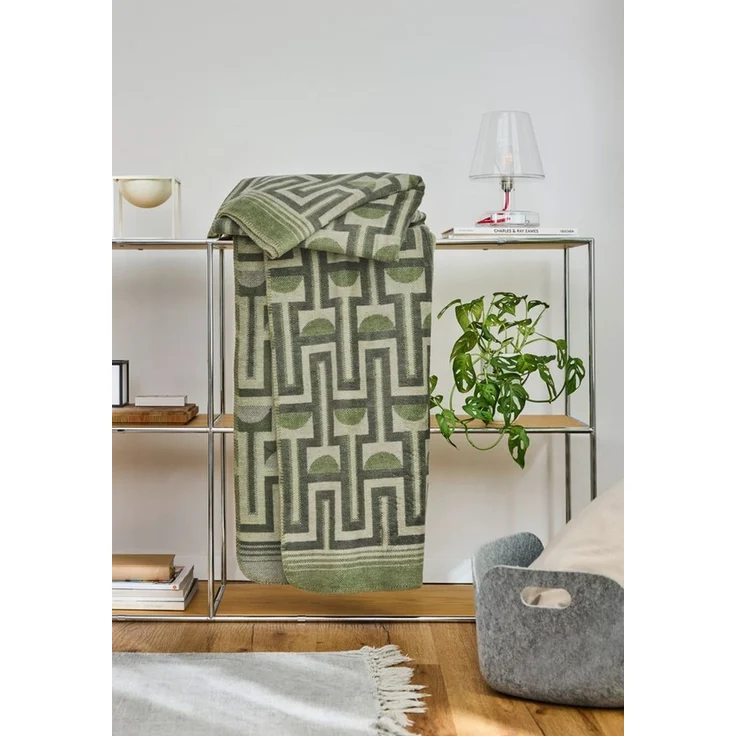 Wohndecke Piran, IBENA, im stilvollen Retro-Muster – Bild 4