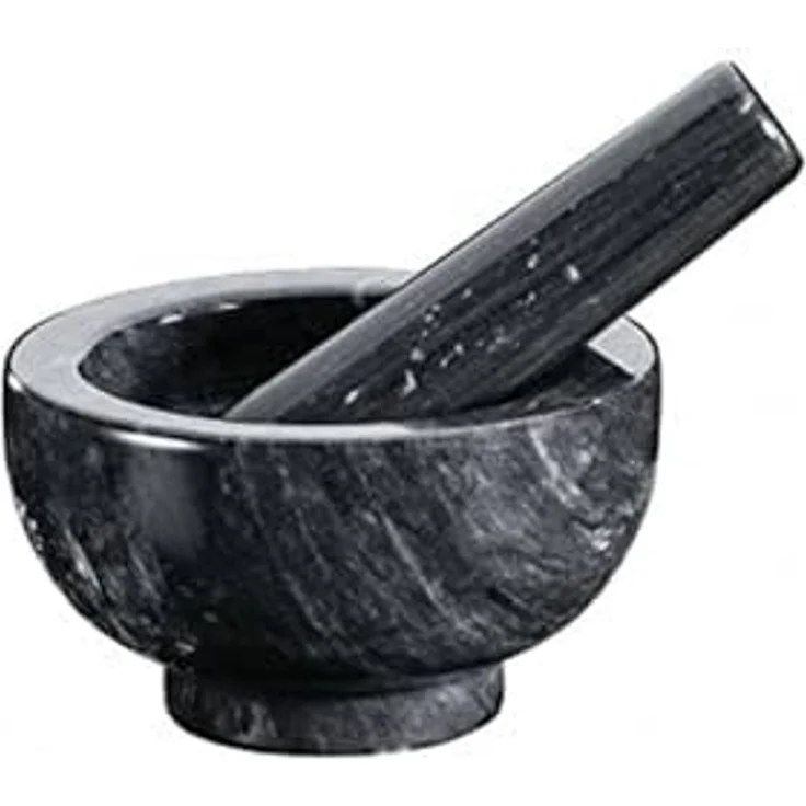 Küchenprofi Mörser 12cm Marmor schwarz – Bild 3