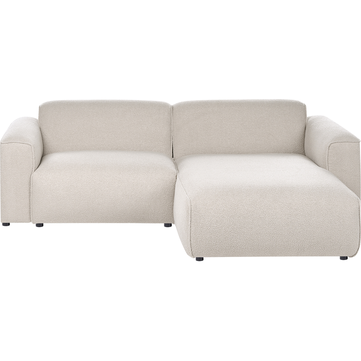 Ecksofa 3-Sitzer FAABORG Bouclé Beige linksseitig – Bild 4