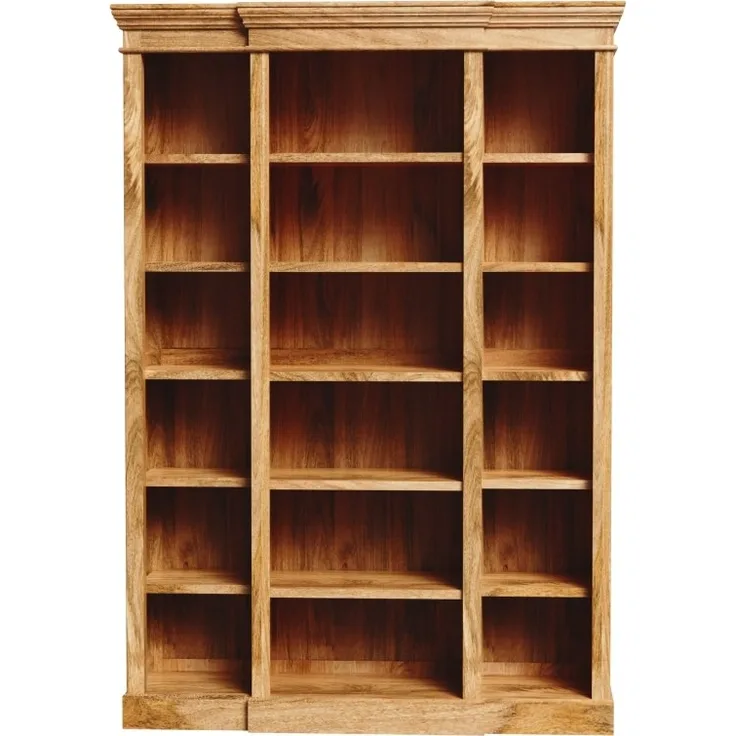 Bücherregal Guru 140x200x45 aus Mangoholz