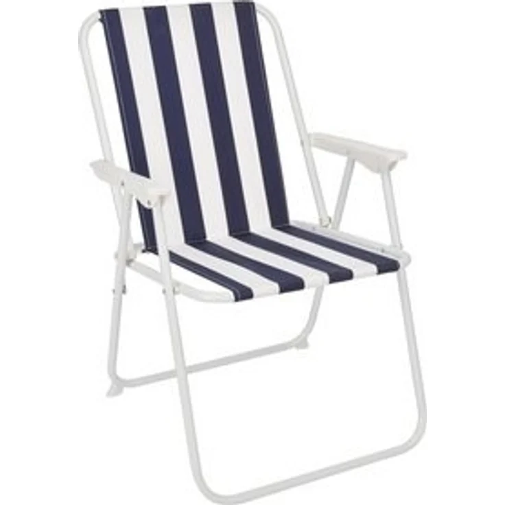 Spetebo Campingstuhl Piccolo Camping Klappstuhl gestreift klassisch (Inhalt, 1 St), Strandstuhl, klappbar, leicht – Bild 4