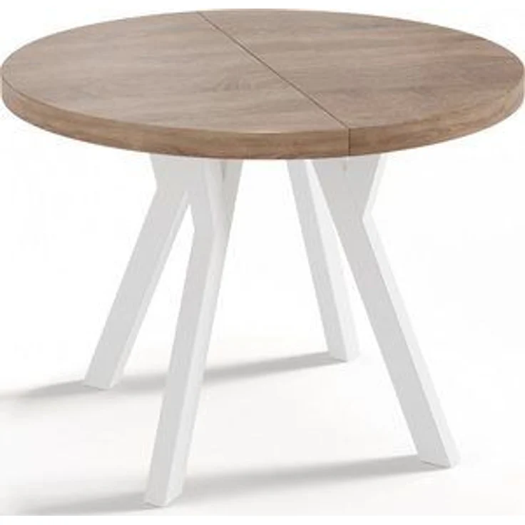 WFL GROUP Esstisch Twixy (erhältlich in 3 Größen – 90/100/100 cm, ausziehbar auf 170/150/200 cm), platzsparender Tisch für kleine Küche, Esszimmer oder Wohnzimmer – Bild 6
