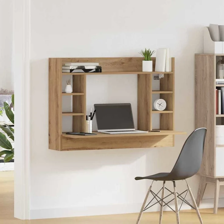 vidaXL Wandtisch Artisan-Eiche 105 x 48 x 75 cm Holzwerkstoff 869193 – Bild 3