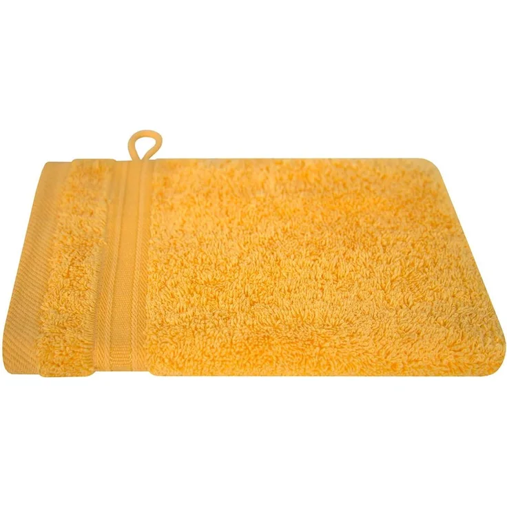 Dyckhoff Frottierserie Siena | Waschhandschuh 16x21 cm | goldgelb