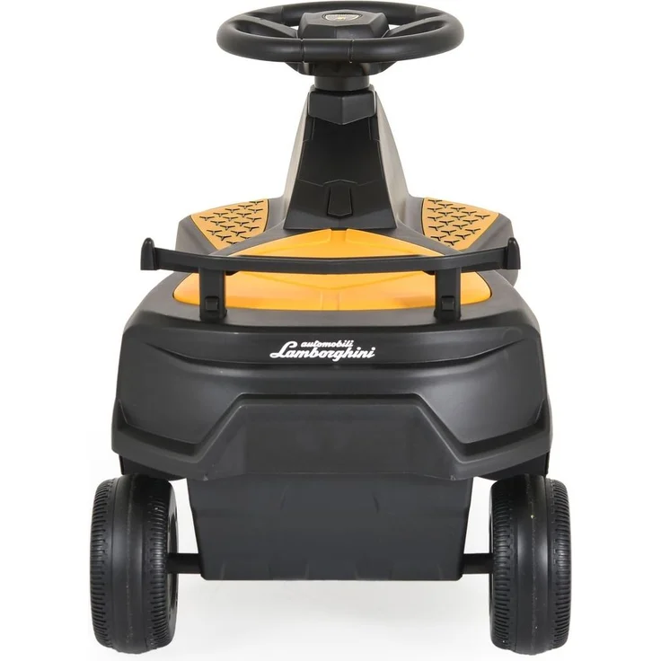 Moni Kinder Rutschfahrzeug Lamborghini Swing Car Musikfunktion Lichter bis 110kg schwarz – Bild 3