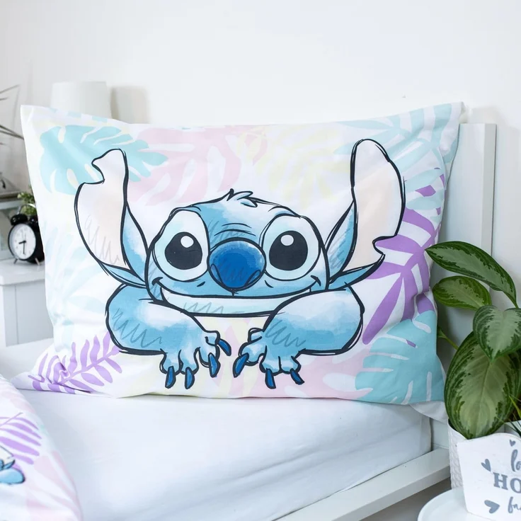 Lilo & Stitch Baumwoll-Bettwäsche 140x200 cm Deckenbezug + 70x90 cm Kissenbezug mit Reißverschluss – Bild 5