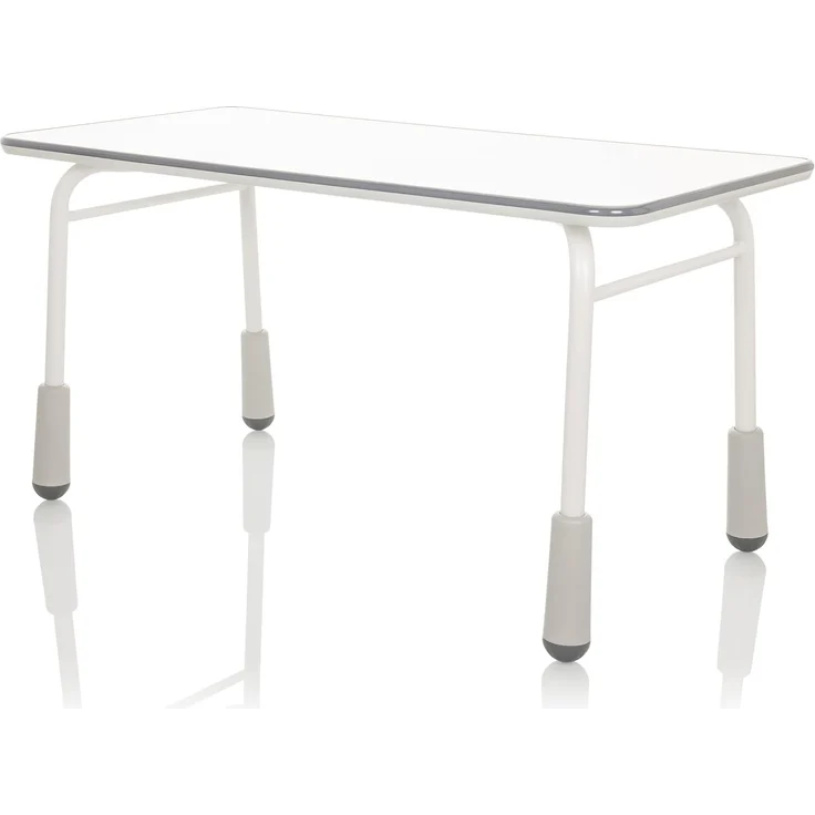 hjh OFFICE Kinderschreibtisch höhenverstellbar Kid GRO T Kinder- und Jugendschreibtisch Schülerschreibtisch 120x60 cm, Weiß/Grau 653753 – Bild 8