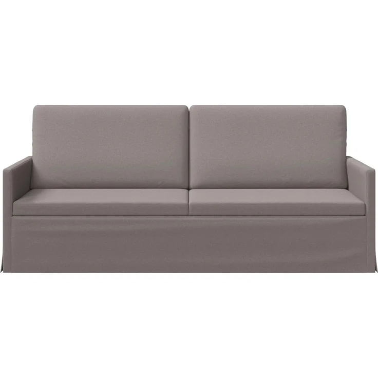 vidaXL 3-Sitzer Sofa Taupe 190 x 81 x 82 cm Stoff 42041112 – Bild 2