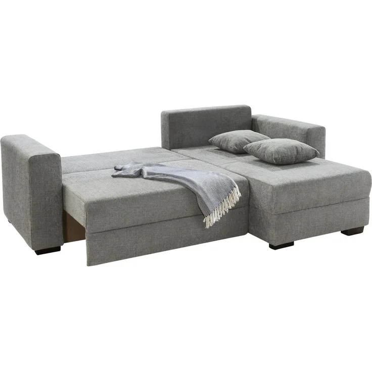 Jockenhöfer Gruppe Ecksofa Elmau L-Form, B: 235 cm, mit Bettfunktion, Bettkasten & 2 Zierkissen – Bild 3