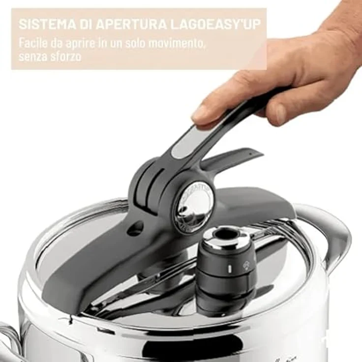 Lagostina Schnellkochtopf Diva, 22 cm, 5 L – Bild 3