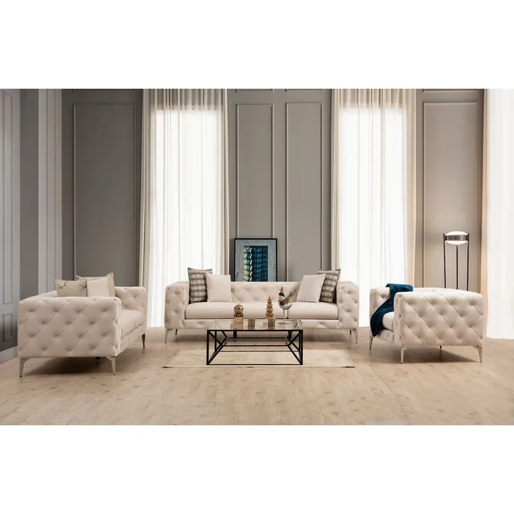 Ohrensessel, 'Como', 70 x 90 x 108, Ekru
