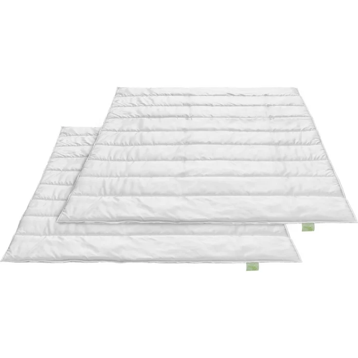 Dreamstar Microfaserbettdecke Eco, Bettdecken 2er-Set - 4-Jahreszeiten, Ganzjahres, Winter & Sommer, Füllung: Faserfüllung, Bezug: angenehm weiche Microfaser, allergikerfreundlich, atmungsaktiv, temperaturausgleichend, 135x200 cm – Bild 5