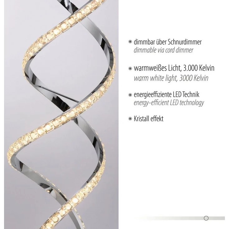 Paul Neuhaus Stehlampe KIRIBI, LED fest integriert, Warmweiß – Bild 2