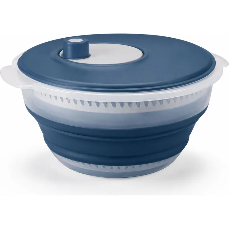 Salatschleuder Salatspinner Salattrockner faltbar Ø30xH10/16cm 5 Liter – Bild 3