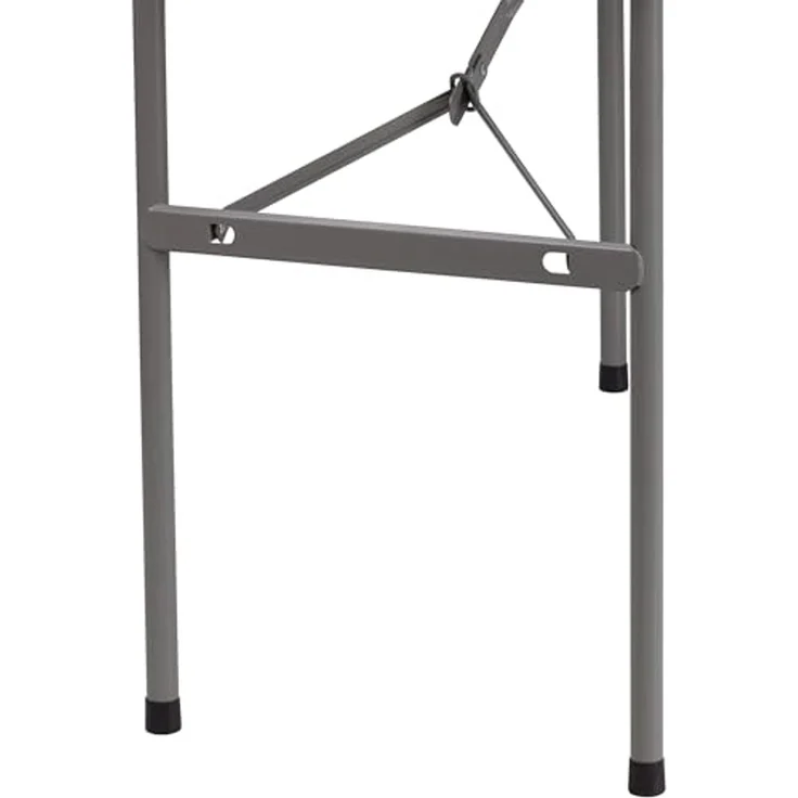 Flash Furniture Kathryn Klapptisch, 122 cm, Granit, Kunststoff, Weiß – Bild 4