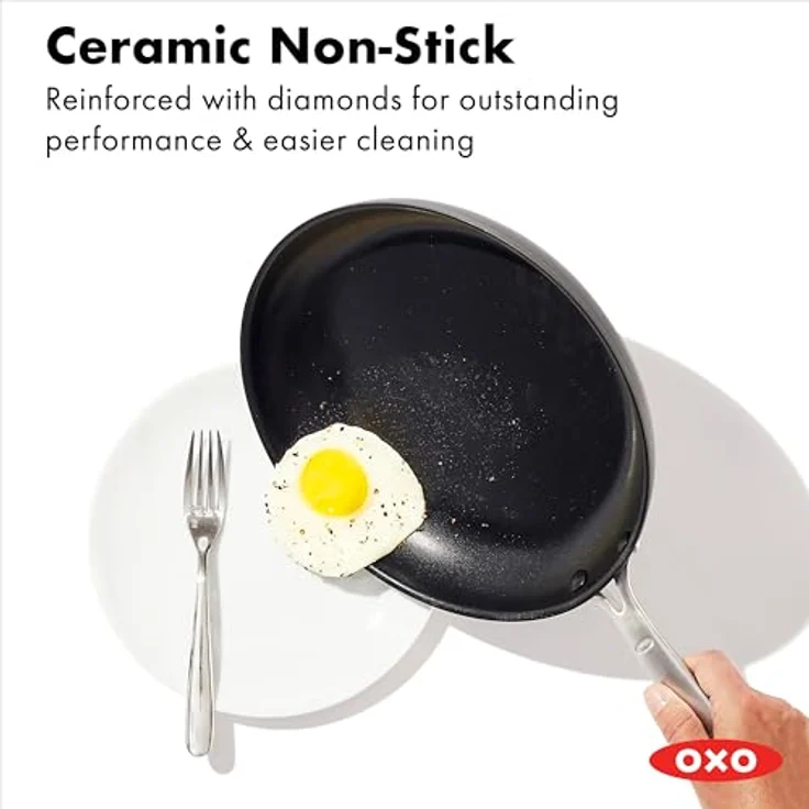 OXO Good Grips Non-Stick Pro Dishwasher safe 10 Open Frypan – Bild 3