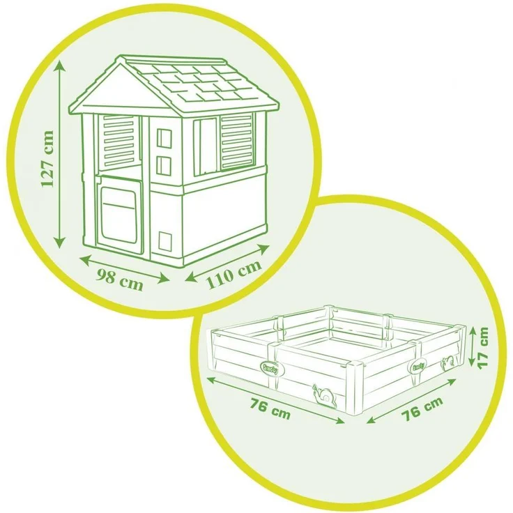 Smoby Haus mit Sandkasten – Bild 4